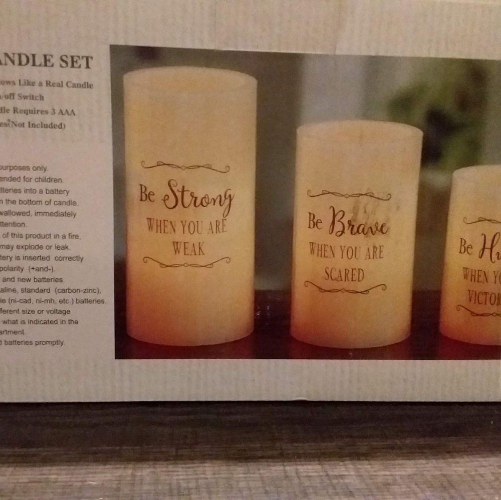 LED Candle Set - Picture 2 of 2
